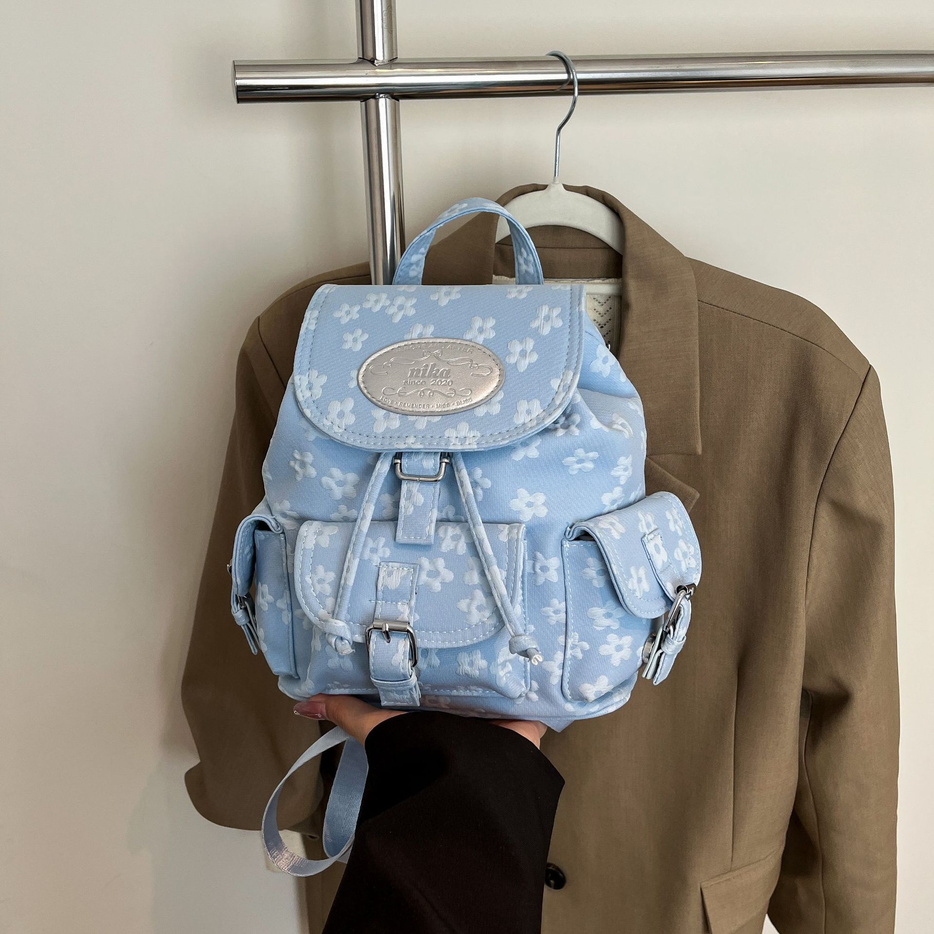 

Backpack bag women s new fashion college style backpack versatile large capacity leisure travel bag