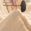 Cross-Border Cream Velveteen Plush Sofa Cushion - Autumn Winter Thick, Non-slip Modern Minimalist Design