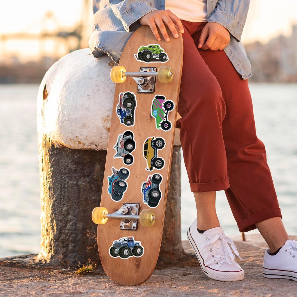 50 Mountain Bike Graffiti Stickers Car Skateboard Suitcase Decoration Stickers Waterproof Creative Children Cartoon Stickers