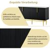Sideboard Storage Cabinet, Modern Buffet with 4 Doors, Adjustable Shelf, Metal Legs, Storage Cabinet Sideboard with Ample Storage Space