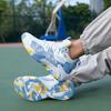 Rico Bee Basketball Sneakers for Big Kids & Teens: Non-Slip, Wear-Resistant, Breathable Athletic Shoes for Autumn.