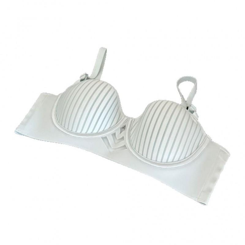Plus Size Bra Women Ultra Thin Minimizes Large Bust Push Up Non-Sag Sexy Round Cup Fashionable