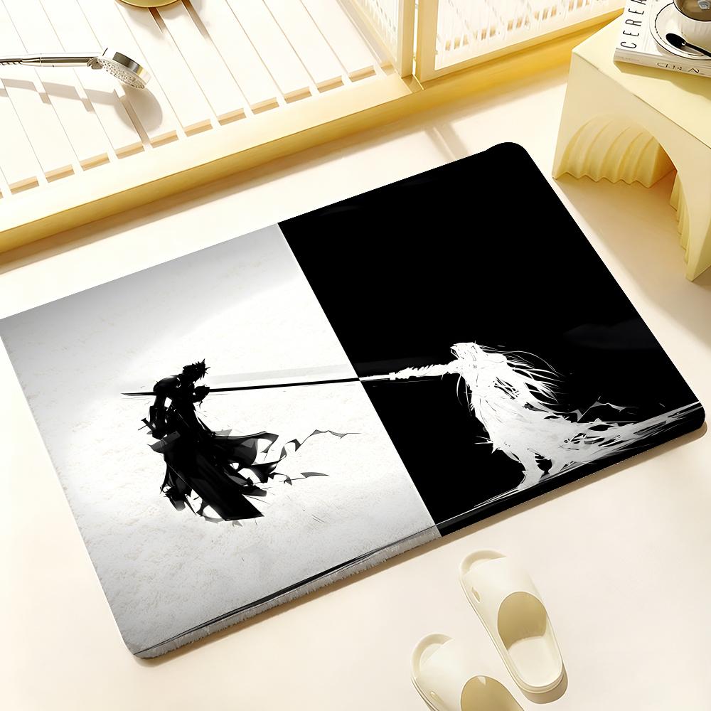Hot Anime B Bleach Floor Mat Cozy Flannel Soft Thick Non Slip Mat For Living Room Bedroom Kitchen Decor Rugs
