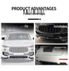 Carbon Fiber Body Kit: Grille and Side Skirt Accessories for Maserati Levante (2016-2023)