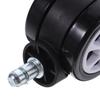 5Pcs Computer Desk Chair Wheels Swivel Stem Casters Heavy Duty Replacement Chair Wheels Smooth Rolling Hardwood Floor Use