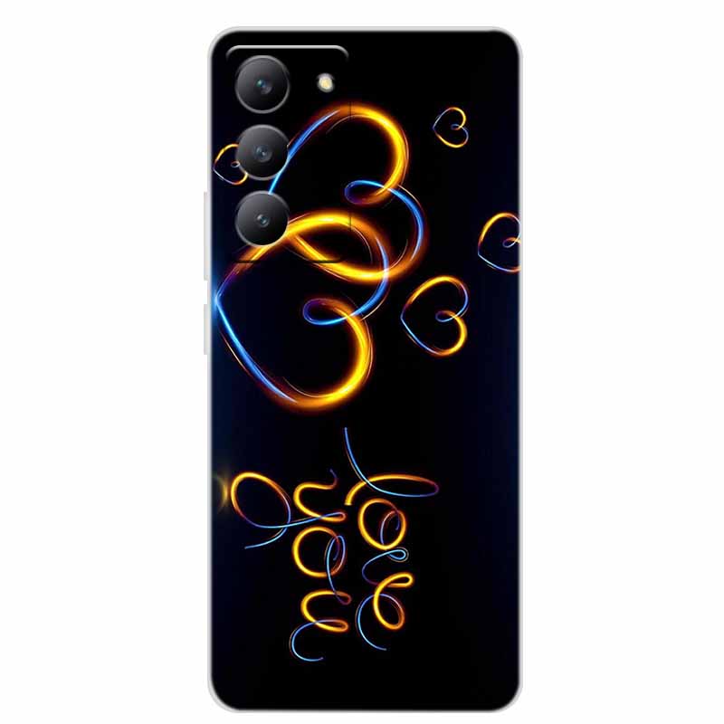 For Redmi 15 4G Phone Case Fashion Flowers Transparent Silicone TPU Soft Back Cover Case For Xiaomi Redmi 15 5G Case Redmi15 Bag