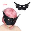 1Pc Women's Bat Sexy Mask Blindfold PU Leather Adjustable Cosplay Accessory for Masquerade Halloween Party Goth Eye Harness
