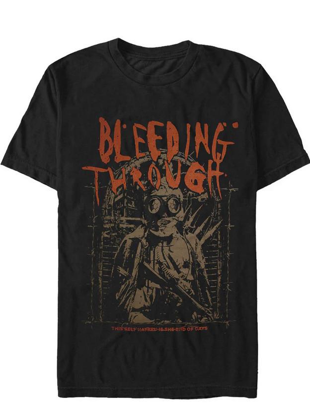 Lost in Isolation – Bleeding Through Inspired Metalcore Graphic TShirt Unisex T-Shirt XXL