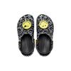 Crocs Classic Smiley World Clogs Black White 207971-0C4