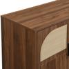 Credenza Moderna e Semplice Credenza Moderna Armadietto Credenza Contenitore Buffet Set Soggiorno, 140L x 40P x 80A(centimetro)