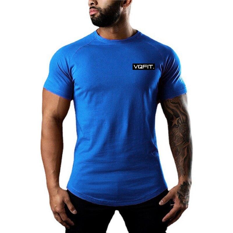 Do The Work  Summer Mens Graphic Printed O-neck Fashion Breathable Cotton Slim Fit Bodybuilding Fitness Gym Sports T-shirt 6 Colors