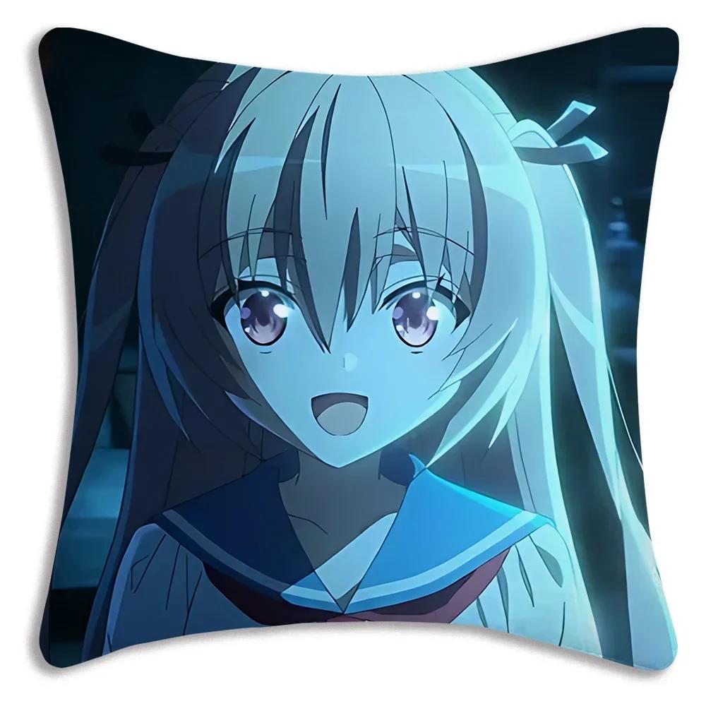 Kawaii Anime ATRI MY DEAR MOMENT Pillow Covers Cartoon Sofa Decorative Home  Printing  Cute Cushion Cover