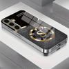 Black Gold The New Electroplated Glass Phone Case Is Suitable for Samsung Galaxy S26/S25/S24/S23/S22/S21, Etc