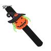 Cat Snap Bracelets Halloween Glitter Felt Slap Bracelet, Cartoon Pumpkin Skull Spider Party Favors Band, for Kids Adults Bands
