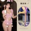 Sexy pure desire onesie cute bunny uniform bow hairball babe sleeping clothes woman