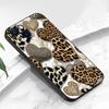 Leopard Print Heart-shaped Phone Case Suitable for iPhone 17 16 15 14 13 12 11 Pro/Max/Plus Anti Drop TUP Frosted Soft Case