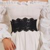 PU Leather Lace Wide Belt Elastic Corset Belt Y2K Women's Belt  Dress Accessories
