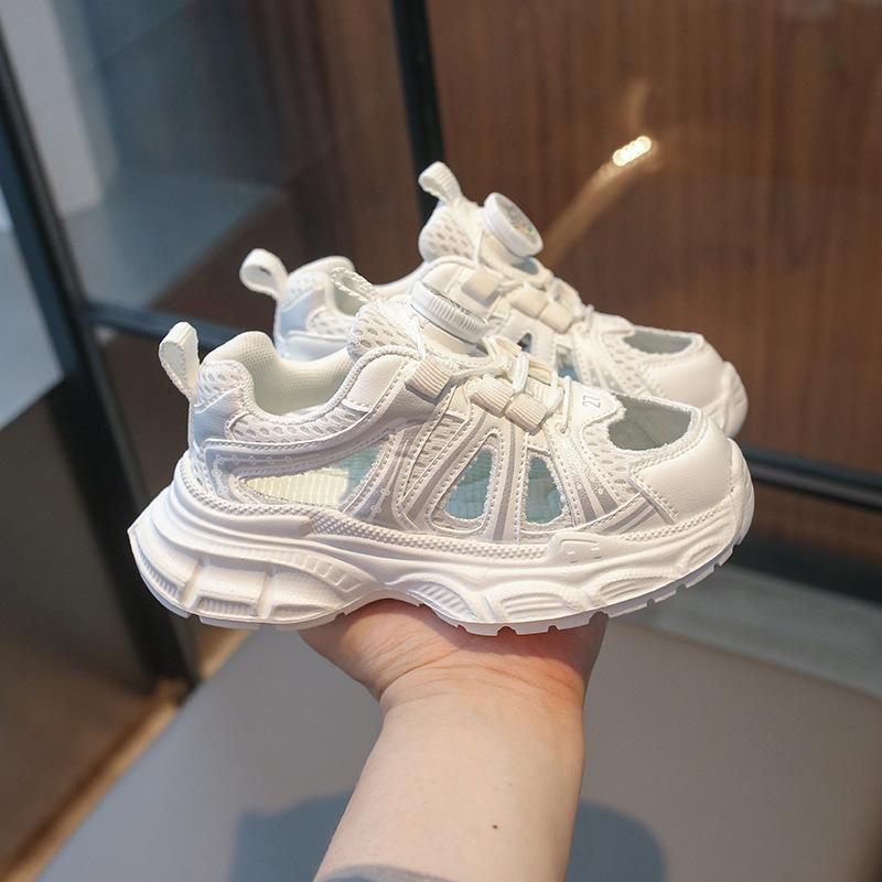 Children's Sneakers for Boy Summer Girls Cut-outs Sandals Fashion Chunky Non-slip Kids Causal School Sports Sandals Versatile