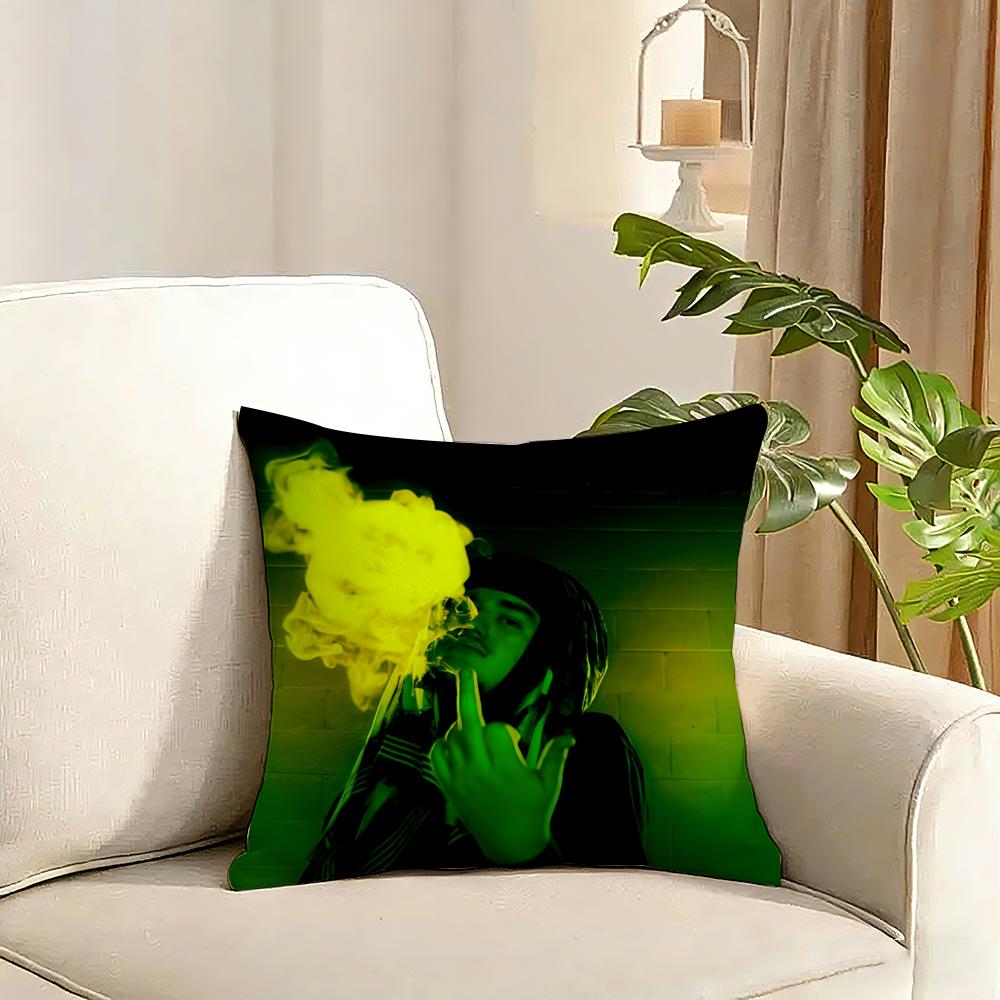 Singer Yeat Lyfestyle Cushion Cover Reversible Plush Pillow Cover Soft Fluffy Home Decor for Sofa Bedroom