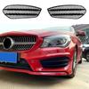 Front Side Grill Air Vent Trim Cover Mesh Grid For Mercedes Benz CLA Class W117 C117 CLA200 CLA220 CLA45 AMG Line 2013-2016