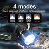 78111111LM Ultra Bright LED Headlamp Powerful Rechargeable Head Flashlight 1*18611 Battery Head Torch Fishing Camping Zoom Lamps