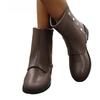 2025 European & American Fashion Autumn-Winter New Women's Leather Boots - Slip-On Ankle Boots