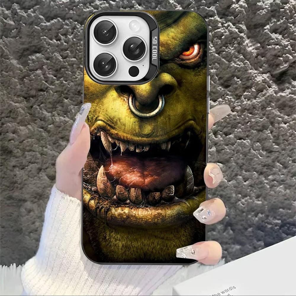 W-World Of W-Warcraft Phone Case For IPhone 16 15 14 13 12 11 Pro Max X XR XSMAX 8 7 Plus Matte Shockproof Back Cover