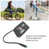 LED-Power-Display-Panel für Elektrofahrrad, Modifikations-Display-Meter mit wasserdichtem 5-Pin-Stecker für 22,2 mm Lenker, 48V