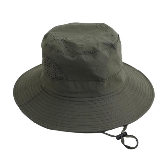 Sunshade Bucket Hat, Foldable Quick Dry Western Style Hat, Lightweight Breathable Sun Protection Hat for Hiking Fishing Camping Travel