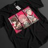Anime Spy X Family Anya Loid Yor Pink Graphic Black TShirt Size S4XL