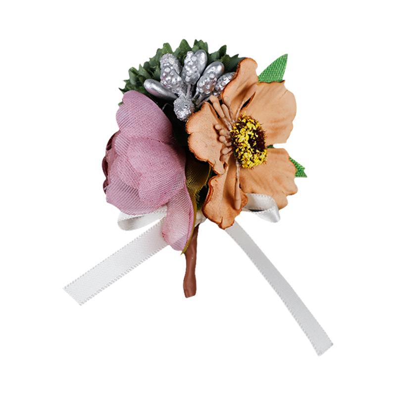 Children's Tuxedo Suit with Flower Corsage & Necklace - Wedding and Performance Accessories