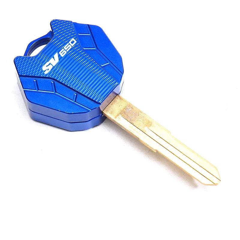 For SUZUKI SV650 S SV 650 SV650S SV1000 Motorcycle Accessories CNC Auminium Keychain Key Case Shell Cover Chain