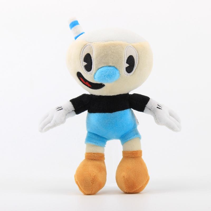 Pelúcia Cuphead Brinquedo de Pelúcia Mugman Boneco Recheado Anime Cálice Almofada de Dormir Rei Dado Girassol Puphead Presente para Fãs Aniversário