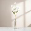 5-Head Chrysanthemum Spray Lively Hues Fake Chrysanthemum Sphere Artificial Puffball Stalk Reusable Faux Sphere Flower Stalk