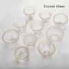 Whiskyglas High-End hohes Erscheinungsbild Japanisches kreatives Glas Bierglas Haushaltsbecher Glas Teetasse mit Goldrand