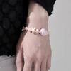Ocean Theme Ceramic Starfish Conch Braided Bracelet Lightweight Handchain Jewelry For Women Beach Party Daily Wear