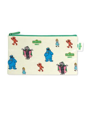 Sesame Street Market Flat Pouch Unisex Adult Free Size SSMUGB263213, MIX,