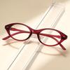 Women's Korean Style Cat Eye Small Round Blue Light Blocking Glasses Fake Myopia Eyeglasses