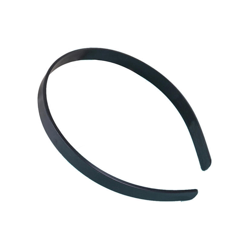 10Pcs 12Mm Blank Plain Plastic Headbands Diy Hair Band Accessory