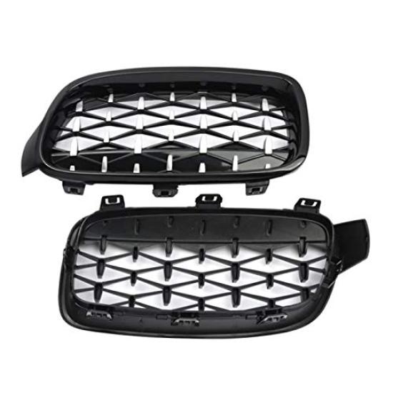 BMW 3 Series F30 F31 Diamond Early and Late Compatible with All Left and Right Front Grille Custom Accessories Grille, Models, Years, Set, Grille,
