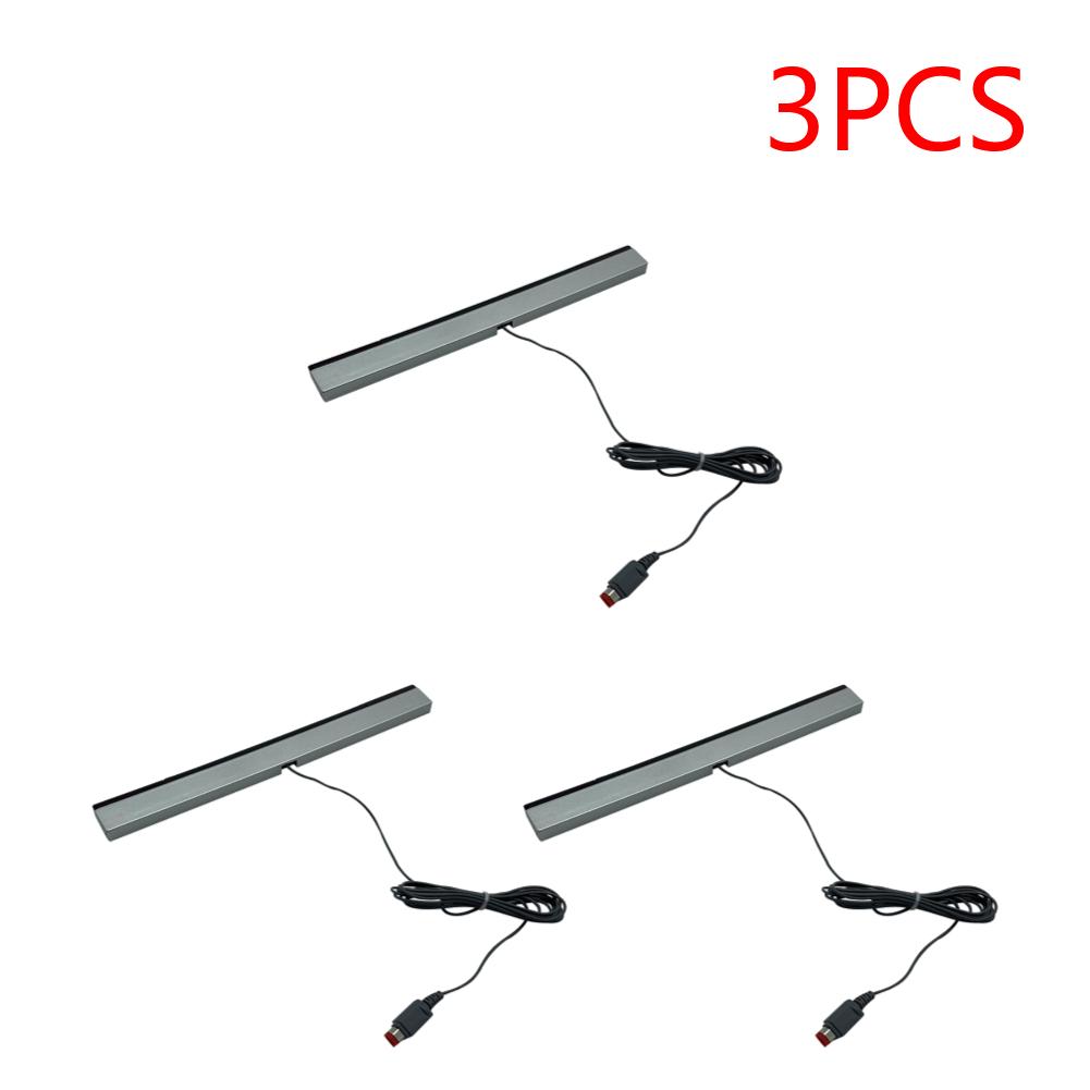 Wired Infrared Ray Sensor Bar with Extension Cord Video Game Sensor Bar Wired Motion Sensor Bar for Nintendo Wii Wii U Console