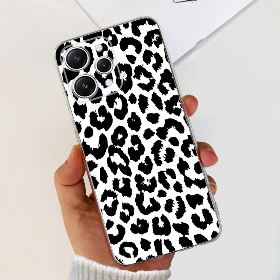 For Xiaomi Redmi 12 Case 2023 New Fashion Painted Cover Clear Silicone Phone Case For Xiaomi Redmi 12 Redmi12 Soft Fundas Bumper