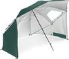 Windproof Beach Umbrella UPF 50+ With Sand Anchor & Tilt Portable Foldable Sunshade For Patio Garden Pool Backyard Lawn Outdoor