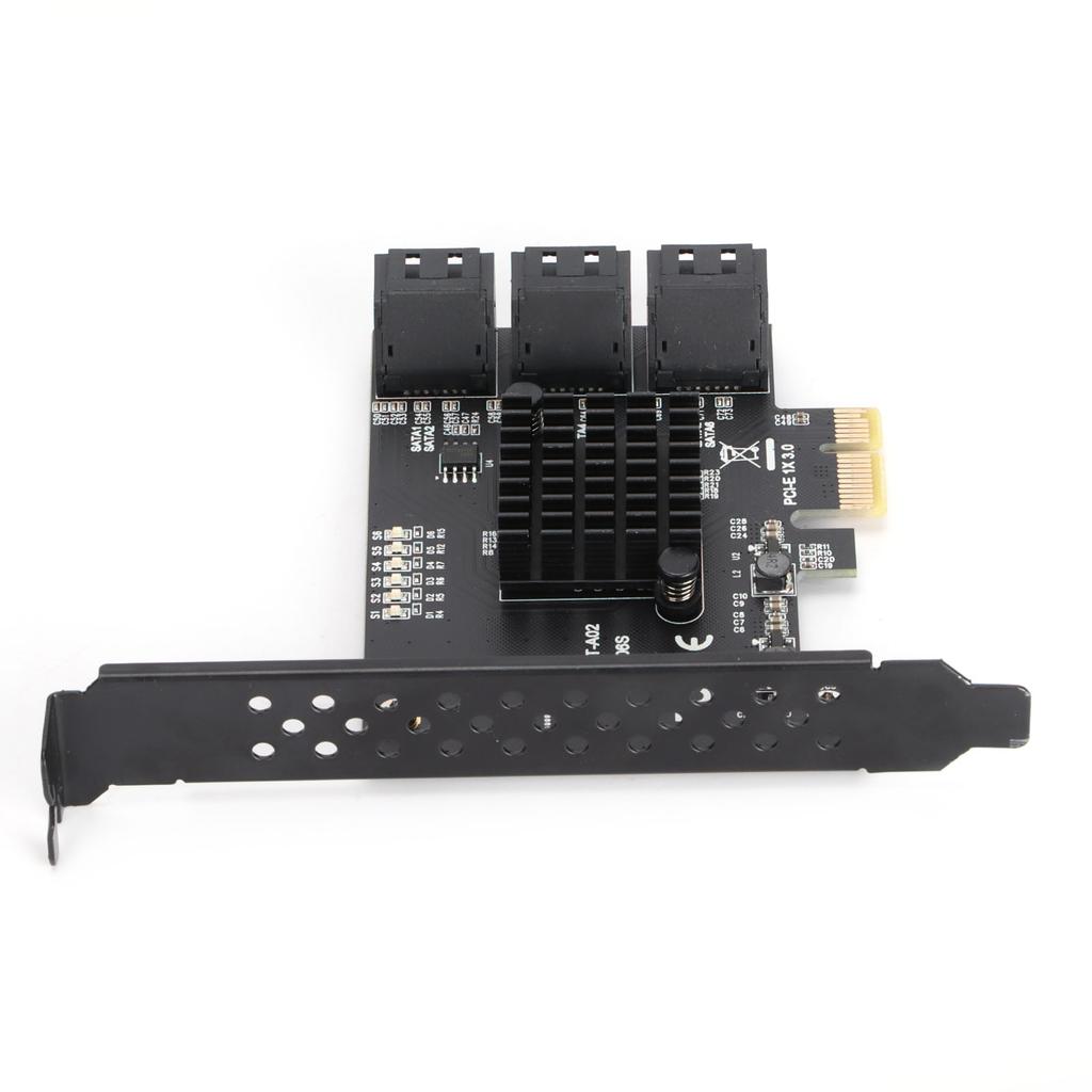 Hard Disk Expansion Card 6.0 Gbps PCIE To SATA 6G 6 Ports Convertor Interface Hub Adapter