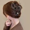 1/2pcs Retro Polka Dot Triangle Bow Hair Clip for Woman Temperament Feminine Shark Clip Ponytail Clip Hair Accessories