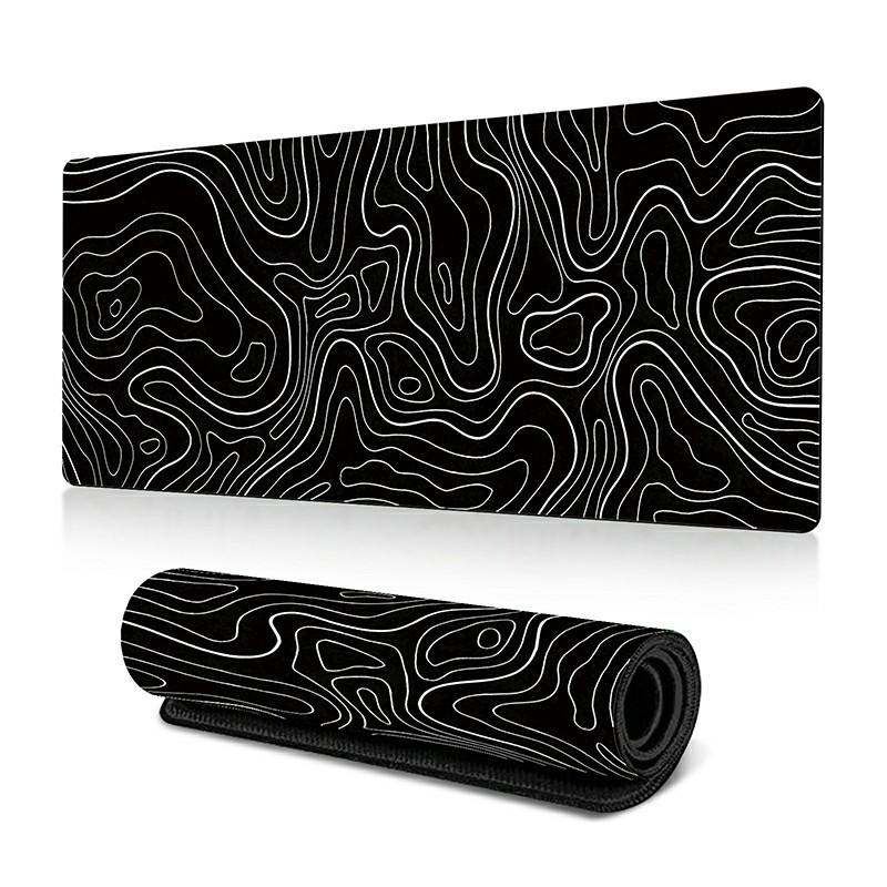 

300x700x3mm Abstract Fluid Pattern Mouse Mat Non-Slip Rubber Mouse Pad D