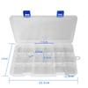 DUOFIRE Accessory Small Item Storage Transparent Sturdy Parts Fishing Beads Small Miscellaneous Container Set of Lid Storage, Case, Box, Organizer,