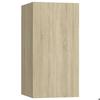 VidaXL Meuble TV Chêne sonoma 30,5x30x60 cm Bois d’ingénierie 803332