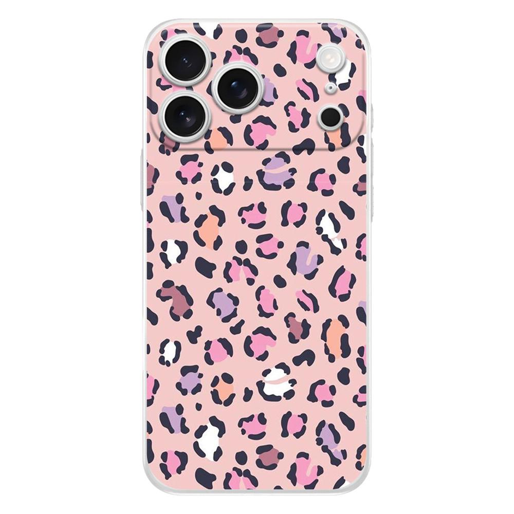 Soft Phone Case For iPhone 17 Air 16E 16 11 15 14 Pro MAX 12 13 7 8 Plus SE Easter Cover Protection Sexy Trendy Leopard Print