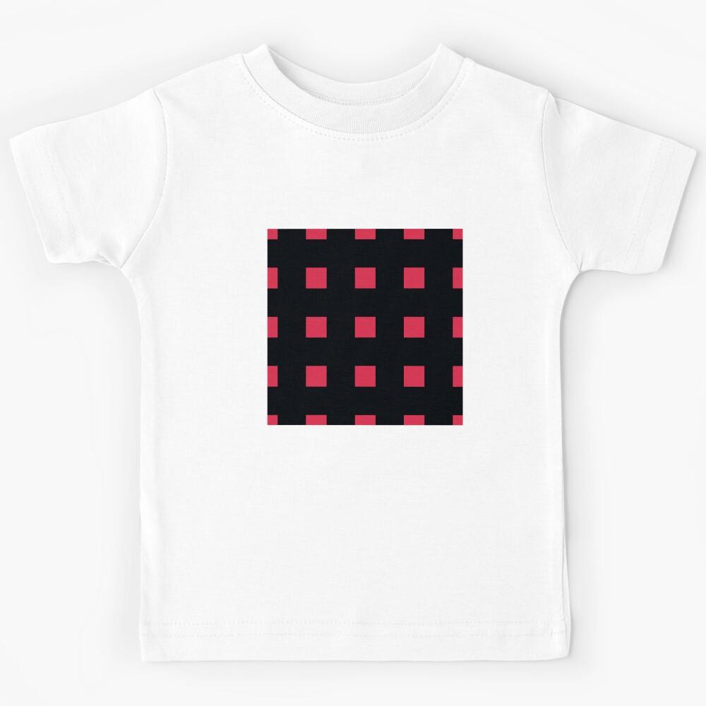 Pink Dot White Background Kids T-Shirt 170